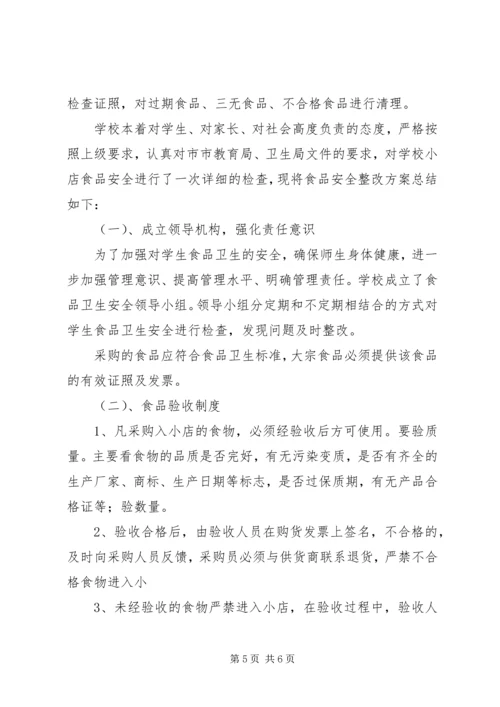 学校传染病防治及食品卫生安全工作的自查报告.docx