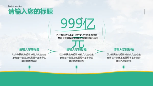 旅游项目商业计划书通用PPT模板