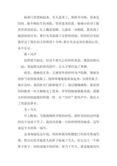 母爱的四季作文.docx