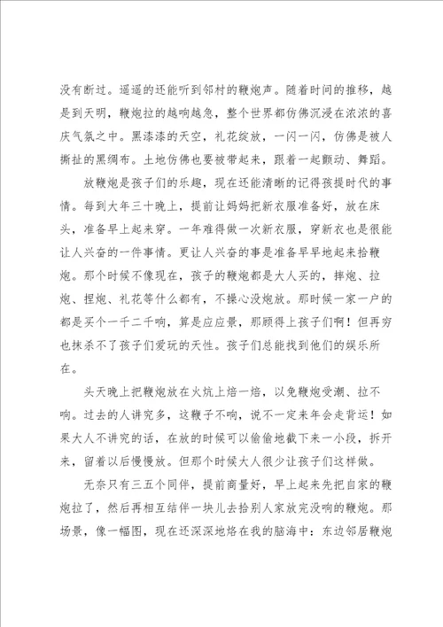 实用的初中寒假趣事作文集锦九篇