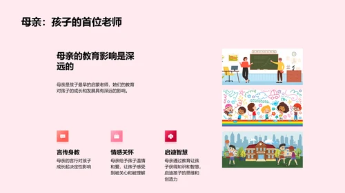 母亲节教师讲座PPT模板