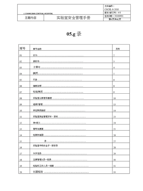 实验室安全管理手册