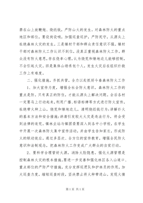 全镇森林防火工作会议讲话稿.docx