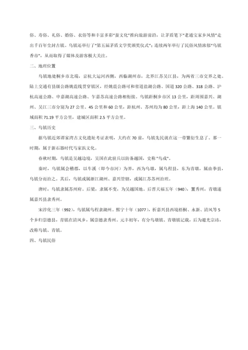 乌镇模式调研研究报告.docx