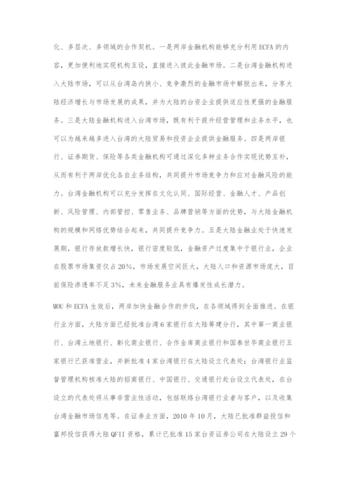后ECFA时期两岸金融合作发展机遇.docx