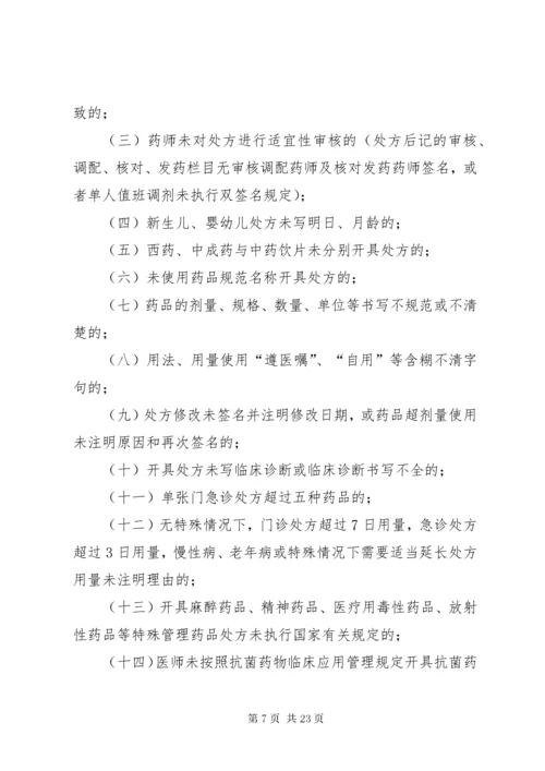 7医院处方点评制度及实施细则.docx