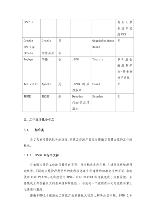 国内外主流工作流引擎及规则引擎分析.docx