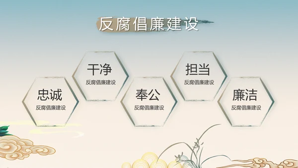 纪检监察党风廉政工作计划动态PPT