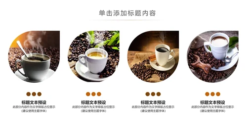 休闲下午茶美味咖啡厅介绍咖啡介绍咖啡豆PPT