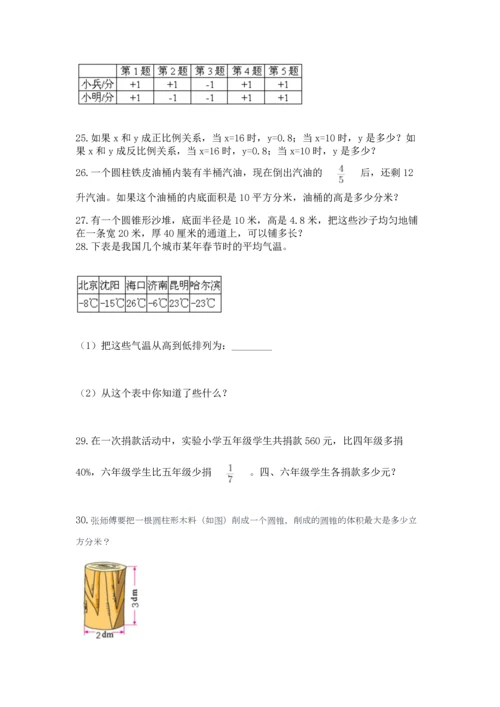 六年级小升初数学解决问题50道附完整答案（夺冠）.docx