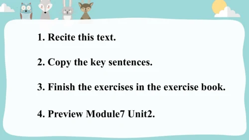 Module7 Unit 1 My father goes to work at 8 o'clock