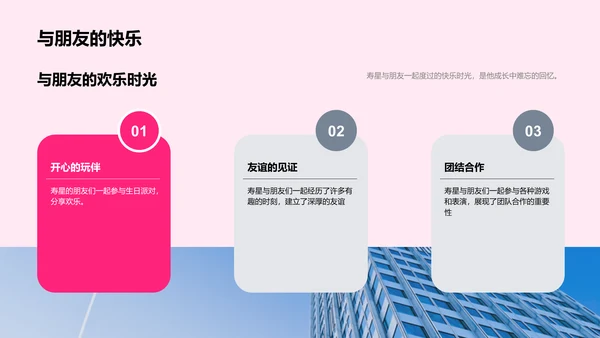 生日快乐，成长快乐PPT模板