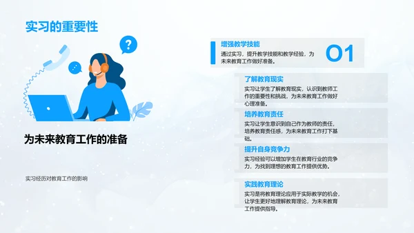 教师实习报告PPT模板