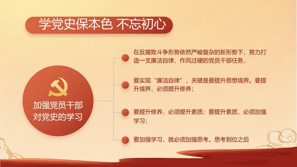 中国精神党建党支部年年终总结PPT
