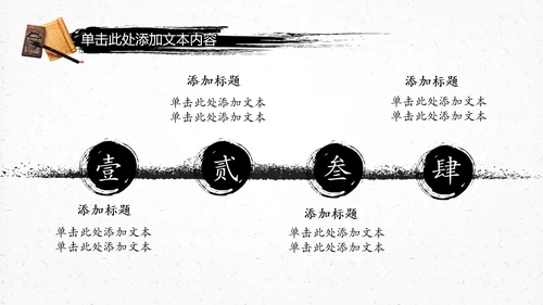 中国风古典传统国学文化PPT模板