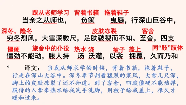 第11课《送东阳马生序》课件(共58张PPT)