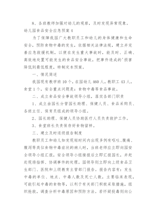 幼儿园食品安全应急预案.docx