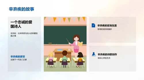 小学诗词鉴赏教学PPT模板