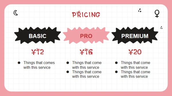 女孩力量卡通人物通用PPT模板