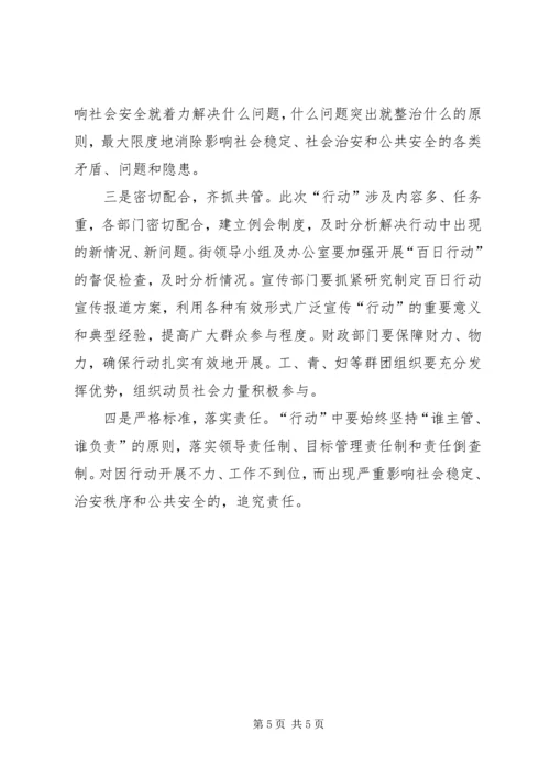 街道百日督察专项行动实施方案.docx
