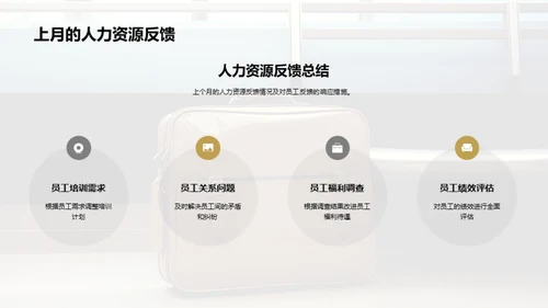 全面回顾上月人资管理