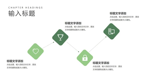 小清新绿色你好春天主题汇报班级演讲PPT模板