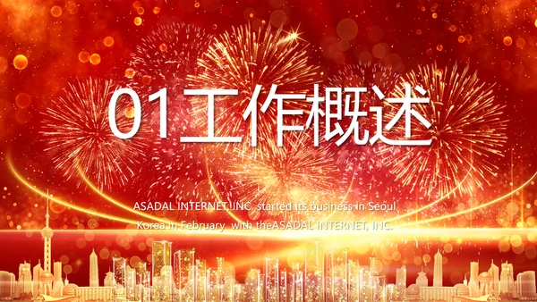 红色喜庆社区春节联欢会动态PPT