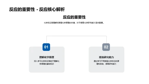 探究化学反应奥秘