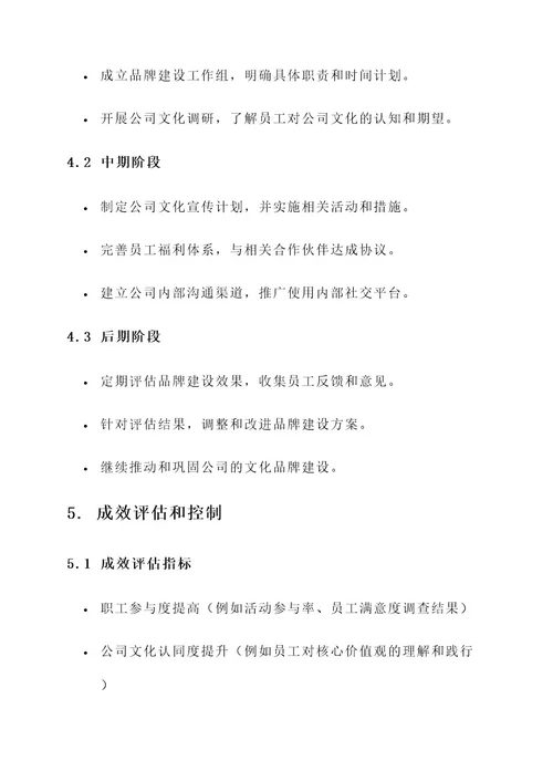 职工文化品牌建设方案