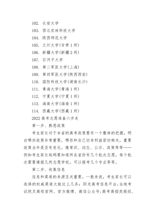 关于211和985工程大学名单(更新2022).docx