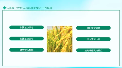 搞好农村人居环境整治建设美丽宜居乡村PPT模板