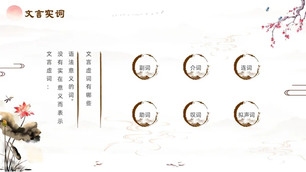 文言文学习如何学好文言文水墨古风山水中国风语文文言文语文学习方法