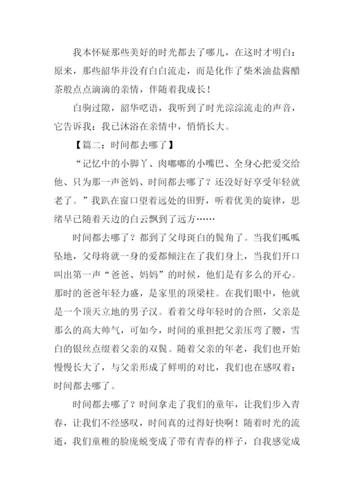 时间都去哪了作文1000字.docx