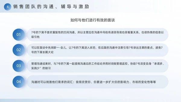 蓝色励志风销售团队建设与管理PPT模板