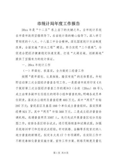 市统计局年度工作报告 (4).docx