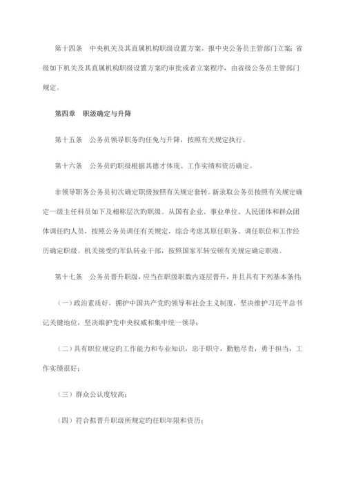 公务员职务与职级并行规定.docx