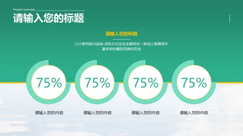 旅游项目商业计划书通用PPT模板