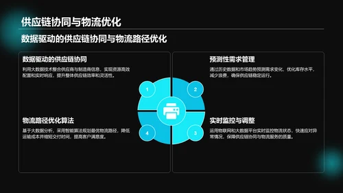 蓝色科技风通用行业大数据总结汇报PPT模板