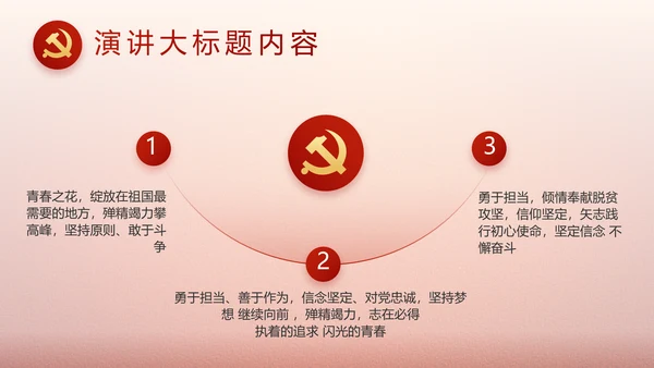 简约党建政府工作汇报动态PPT