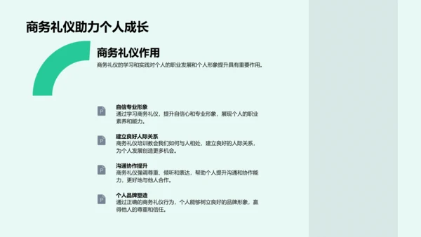 商务礼仪训练课程PPT模板