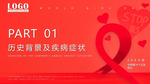 世界艾滋病日通用PPT课件