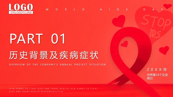 世界艾滋病日通用PPT课件