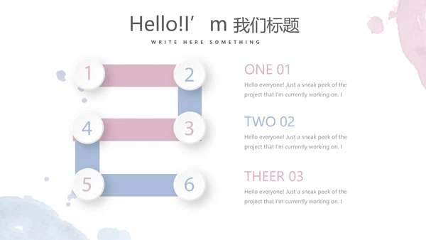 创意手绘简约彩妆培训动态PPT