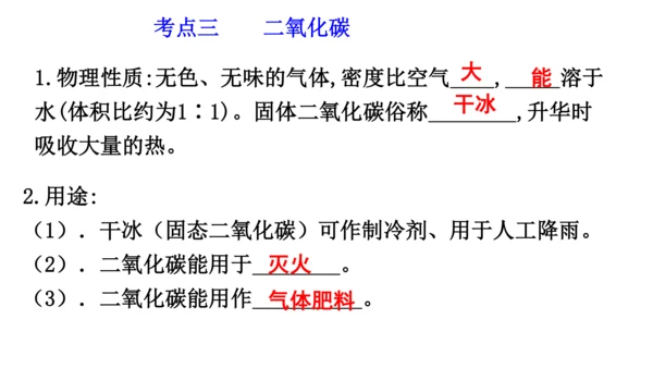 第六单元  碳和碳的氧化物 期末复习课件(共36张PPT)-2023-2024学年九年级化学人教版上