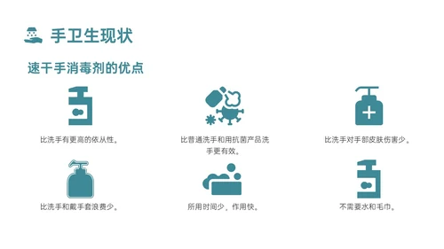蓝色简约商务实拍风院感手卫生知识培训PPT课件