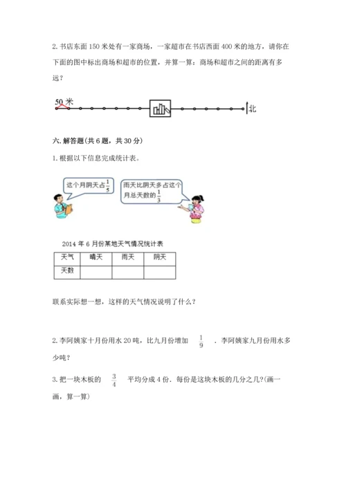 人教版六年级上册数学期中测试卷（网校专用）.docx