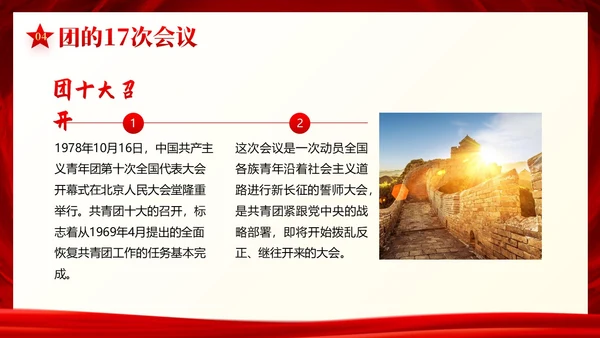 中国共青团发展史历程团课共青团团课PPT课件