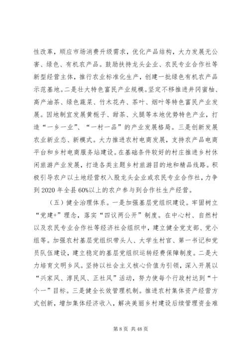 美丽乡村建设实施方案5篇.docx