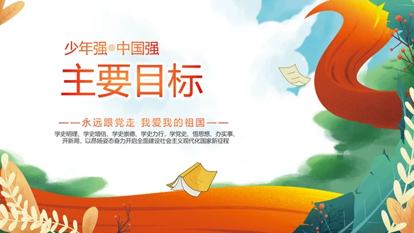 红领巾心向党少先队员童心向党PPT