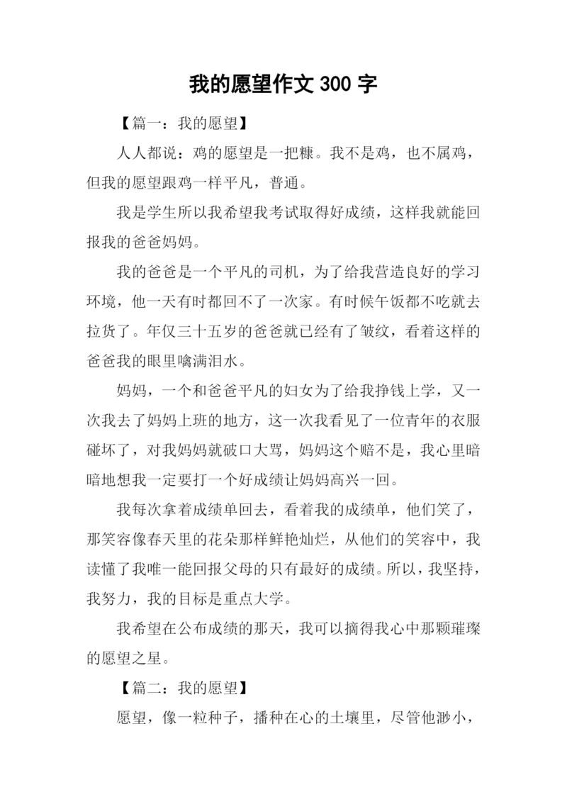 我的愿望作文300字-2.docx